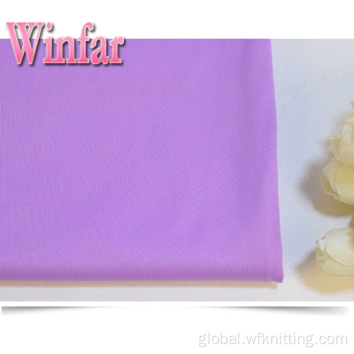 Interlock Fabric Textile Lining Jersey Polyester 75d Interlock Knitted Fabric Supplier